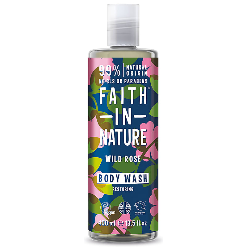 Faith In Nature, Wild Rose Body Wash 400ml Default Title