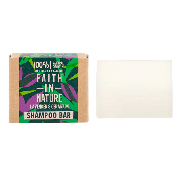 Faith In Nature, Lavender & Geranium Shampoo Bar 85g Default Title