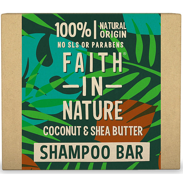 Faith In Nature, Coconut & Shea Butter Shampoo Bar 85g Default Title