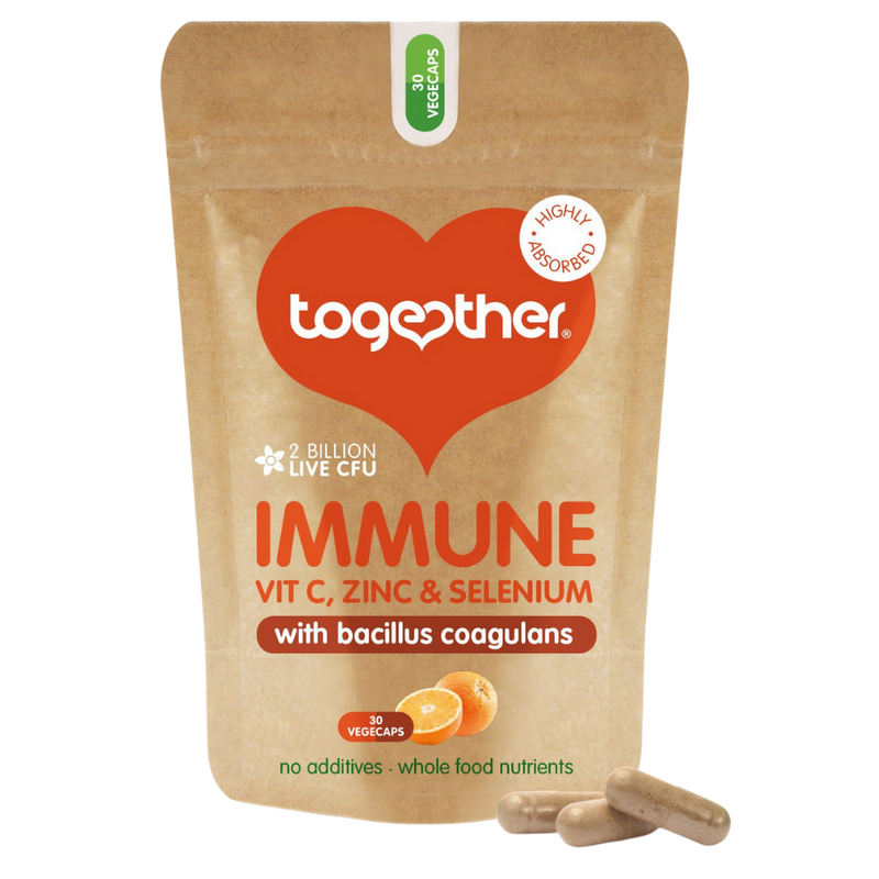 together health®, Immune Support With Vitamin C, Zinc & Selenium 30 Capsules
