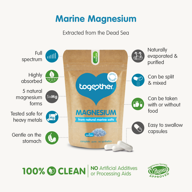 Together Vitamins, OceanPure Magnesium 30 Vege Capsules Default Title