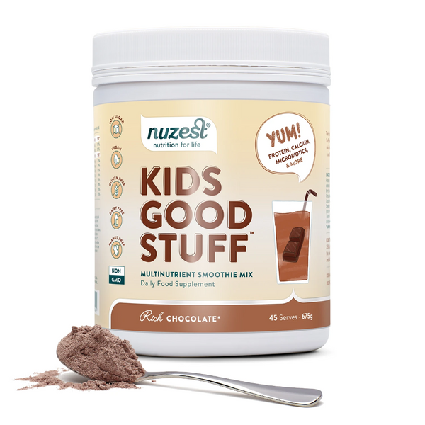 Nuzest, Kid's Good Stuff Multinutrient Rich Chocolate Smoothie Mix 675g Default Title