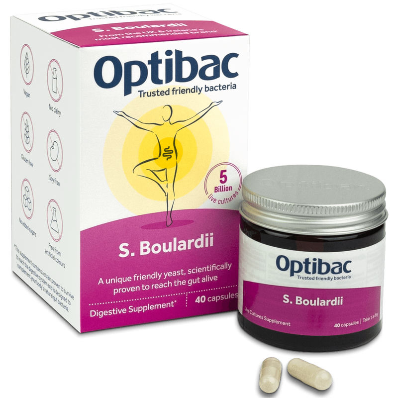 Optibac Probiotics, Saccharomyces Boulardii Capsules 16 Caps