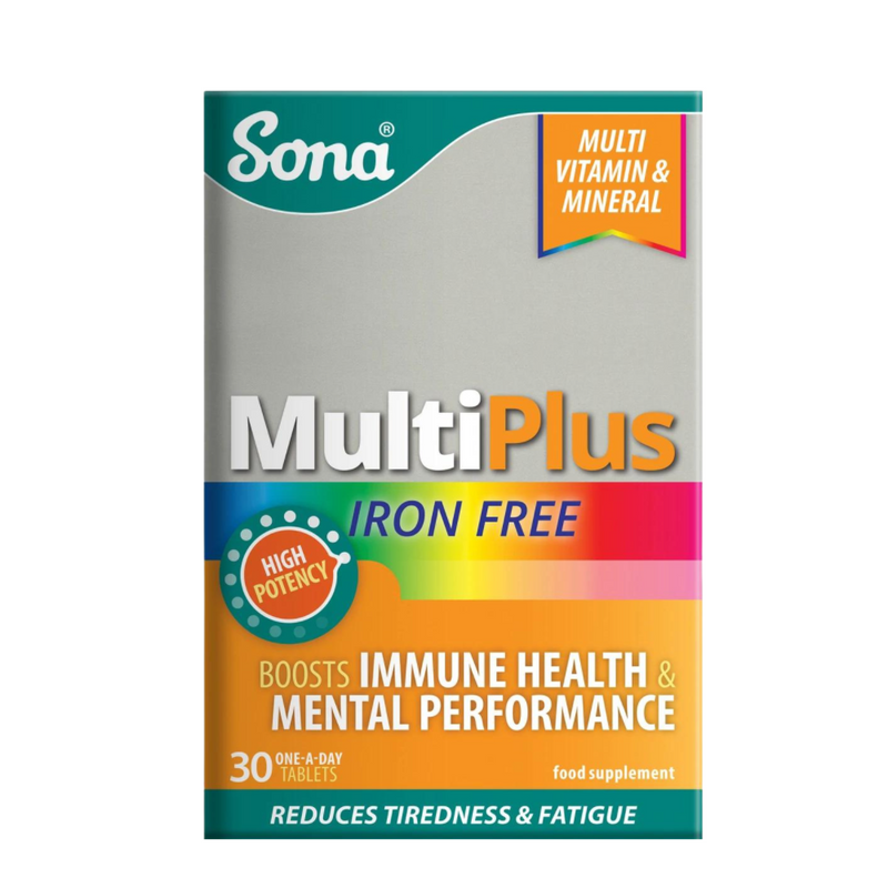 Sona, MultiPlus Iron Free 30 Tablets Default Title