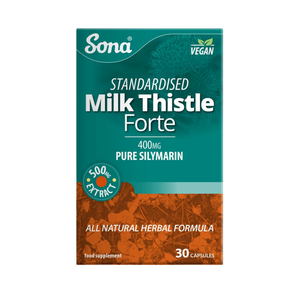 Sona, Milk Thistle Forte Liver & Digestive Support 30 Capsules Default Title