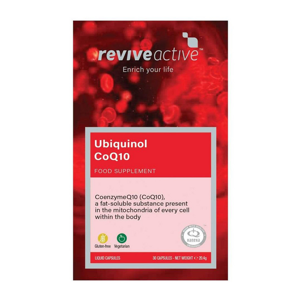 Revive Active, Ubiquinol Coenzyme Q10 30 Capsules