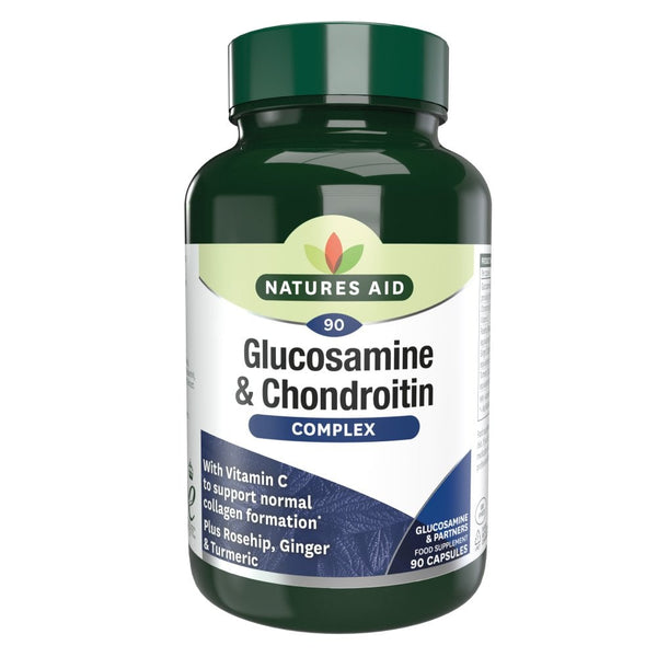 Natures Aid, Glucosamine & Chondroitin Complex 90 Capsules