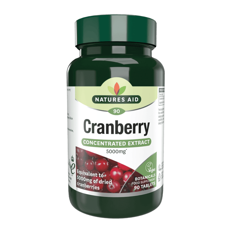 Natures Aid, Cranberry 200mg Tablets