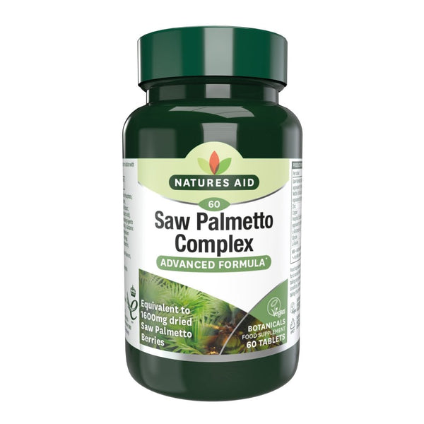 Natures Aid, Saw Palmetto Complex 60 Tablets