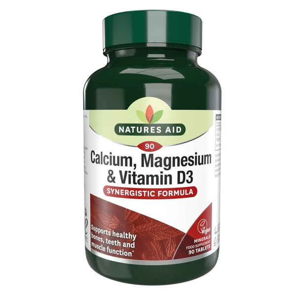 Natures Aid, Calcium, Magnesium & Vitamin D3 90 Tablets