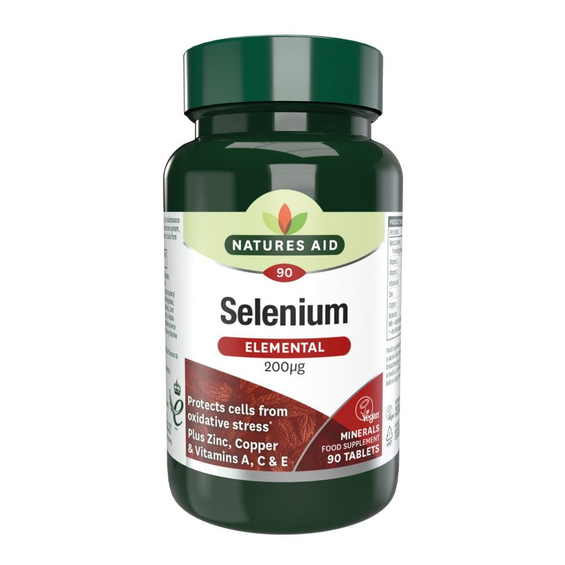 Natures Aid, Selenium 200Ug With Zinc 90 Tablets