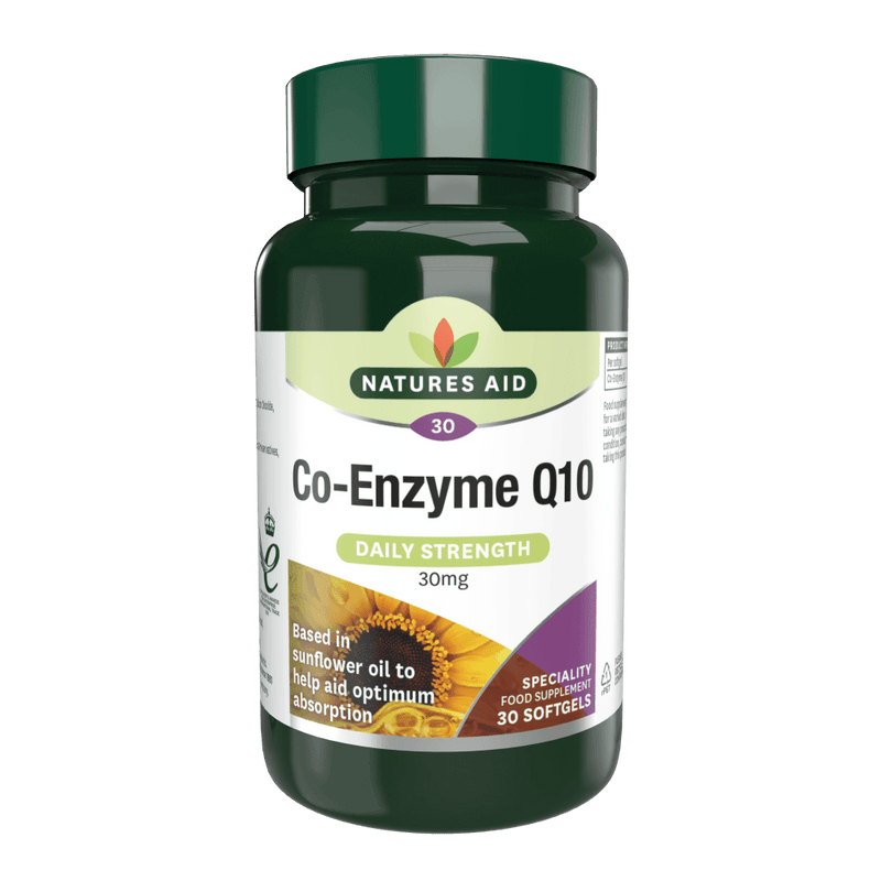 Natures Aid, Co-Enzyme Q10 30mg 30 Capsules
