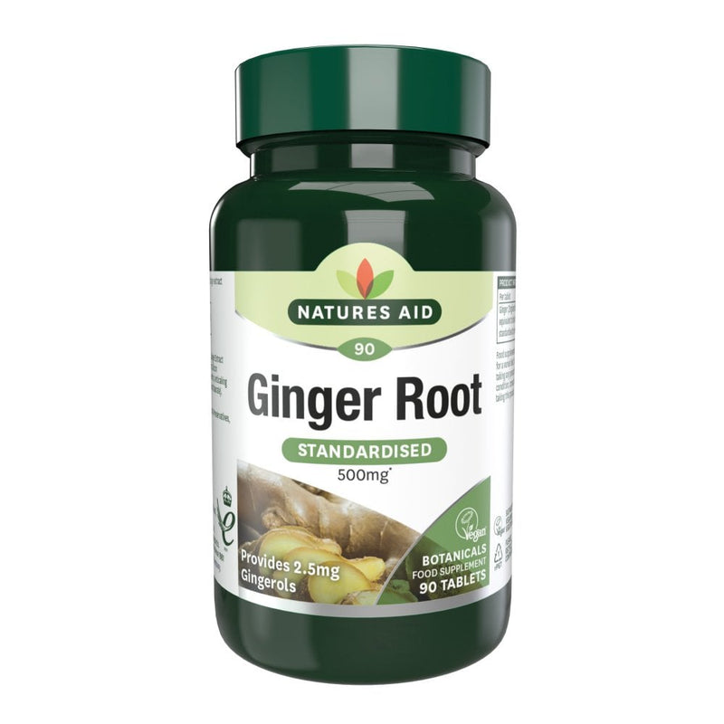 Natures Aid, Ginger Root 500mg 90 Tablets