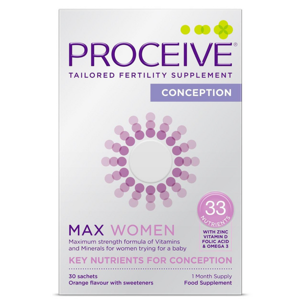 Proceive®, Women's Max Fertility Supplement Conception 30 Sachets Default Title