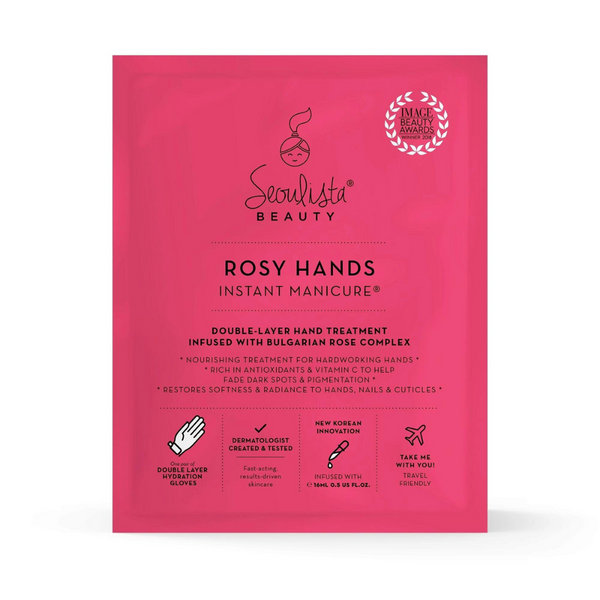 Seoulista Beauty, Rosy Hands® Instant Manicure Single Pack
