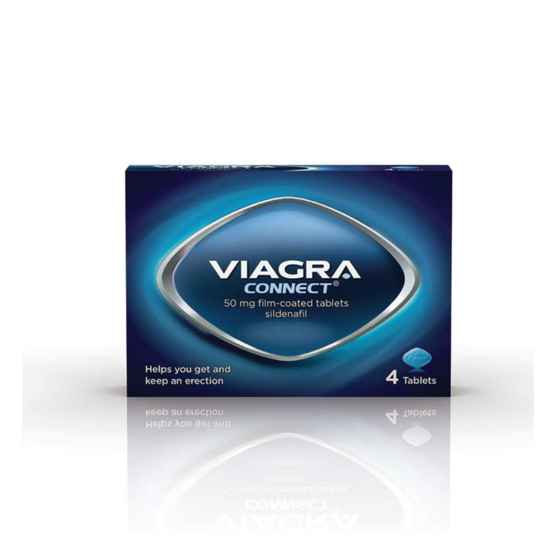 Viagra, Connect 50mg Film Coated 4 Tablets