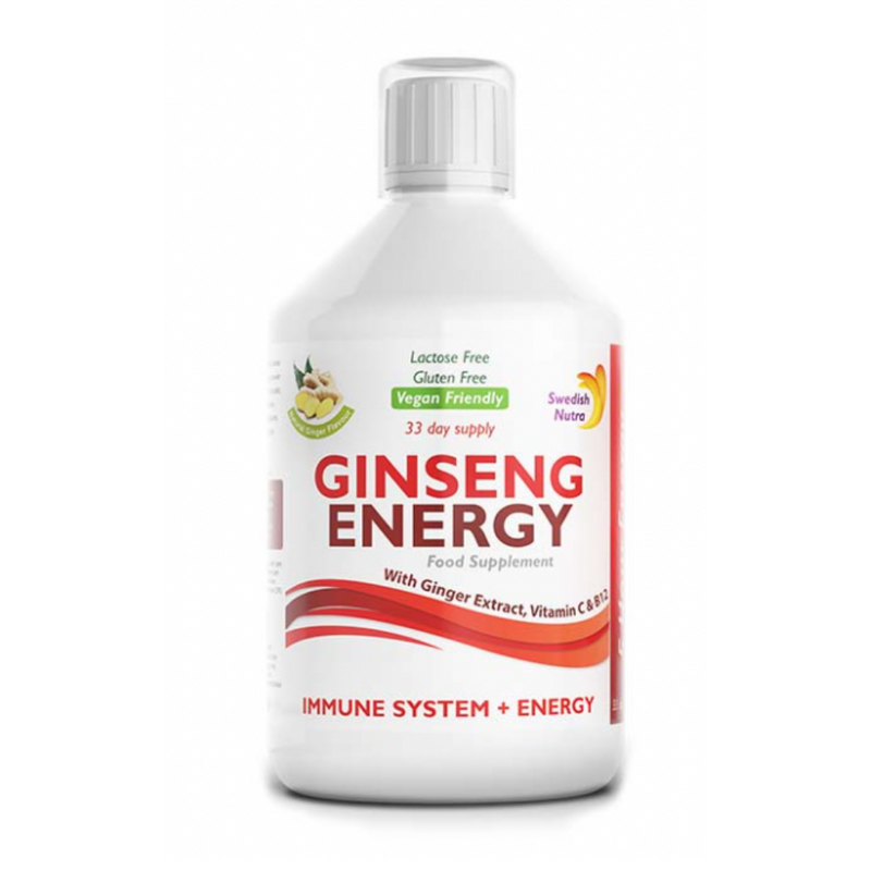 Swedish Nutra, Ginseng Energy 500ml