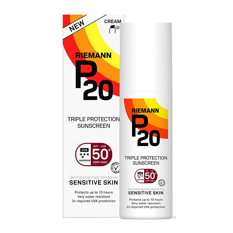 Riemann P20, Sun Cream For Sensitive Skin SPF50+ 100ml
