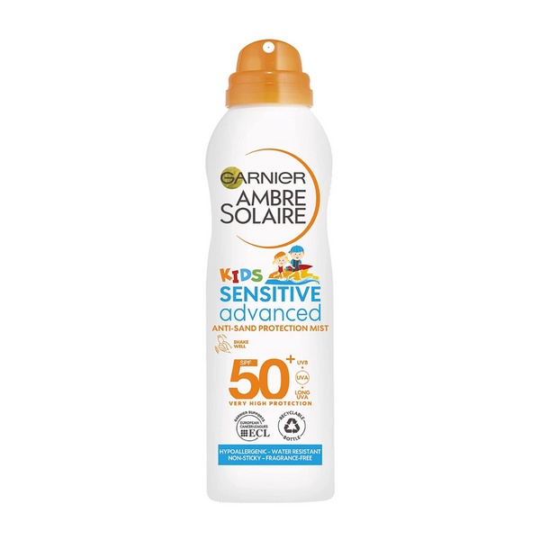 Garnier Ambre Solaire, Kids Sensitive Advanced Anti-Sand SPF50+ Spray 200ml Default Title