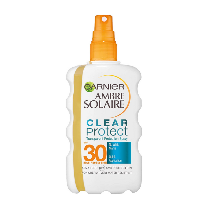 Garnier Ambre Solaire, Clear Protect Sun Cream SPF30 Spray 200ml Default Title
