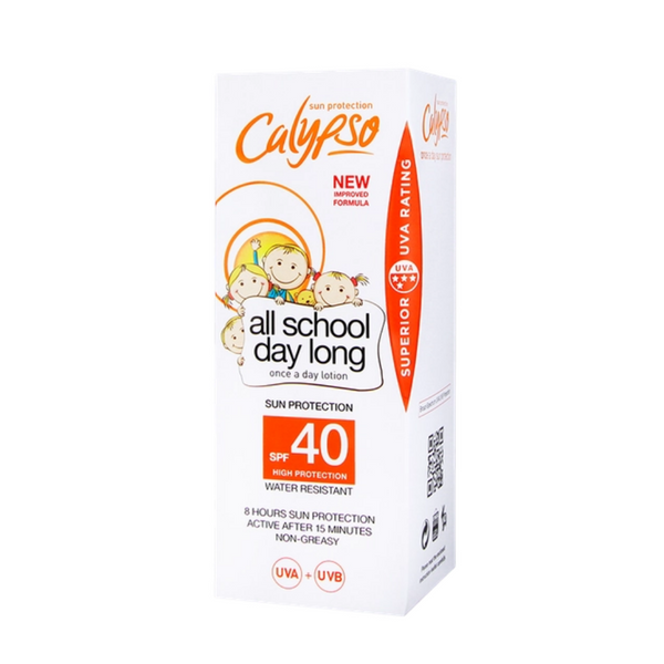 Calypso, Once A Day Protection All School Day Long Lotion SPF40 150ml Default Title
