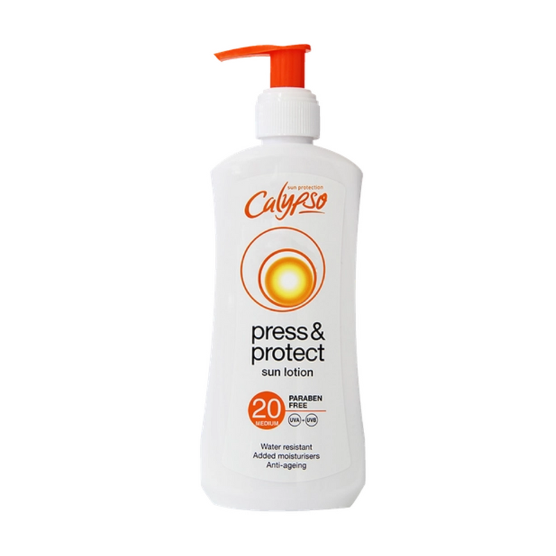 Calypso, Press & Protect Sun SPF20 Lotion 200ml Default Title