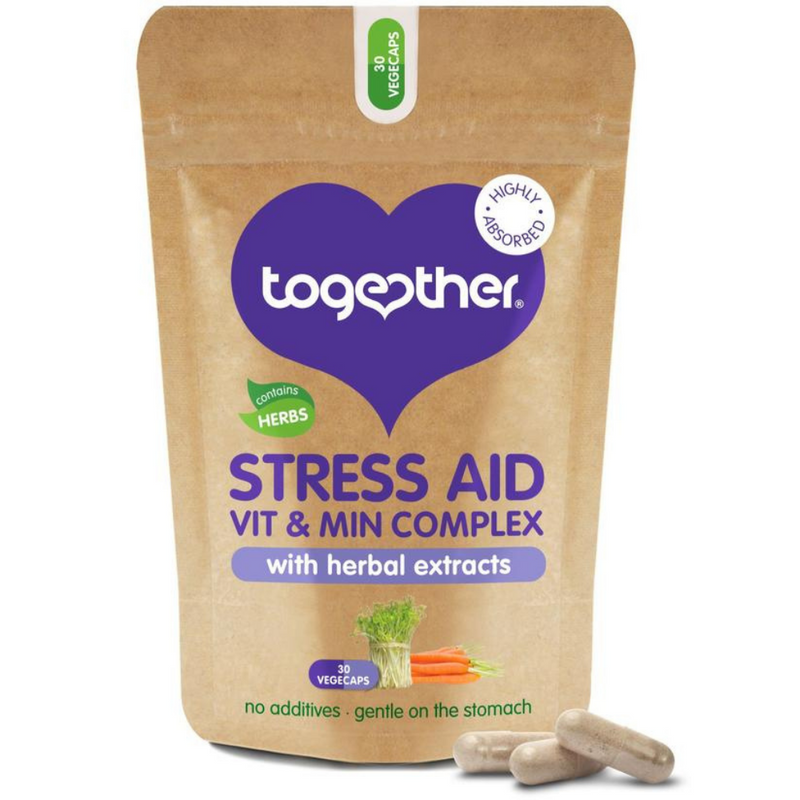 Together, Stress Aid Vitamin & Mineral Complex 30 Capsules