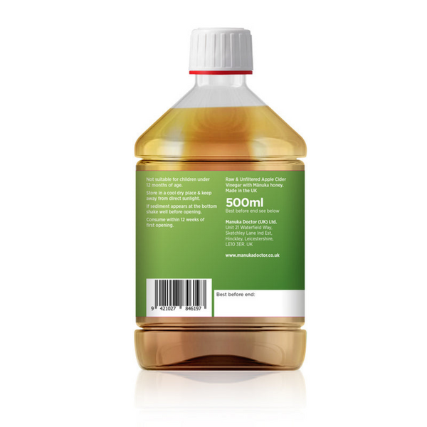 Manuka Doctor, Apple Cider Vinegar with Manuka Honey 500ml
