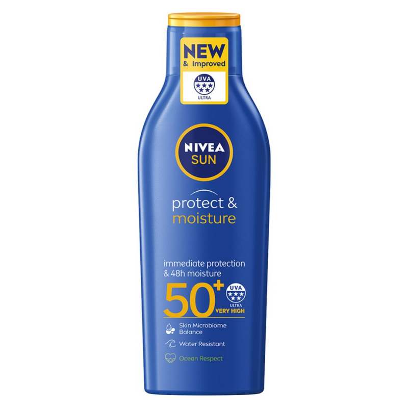 Nivea Sun, Protect & Moisture Lotion SPF50+ 200ml Default Title