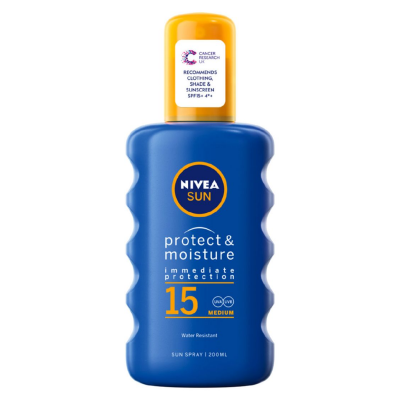 Nivea Sun, Protect & Moisture Spray SPF15 200ml Default Title