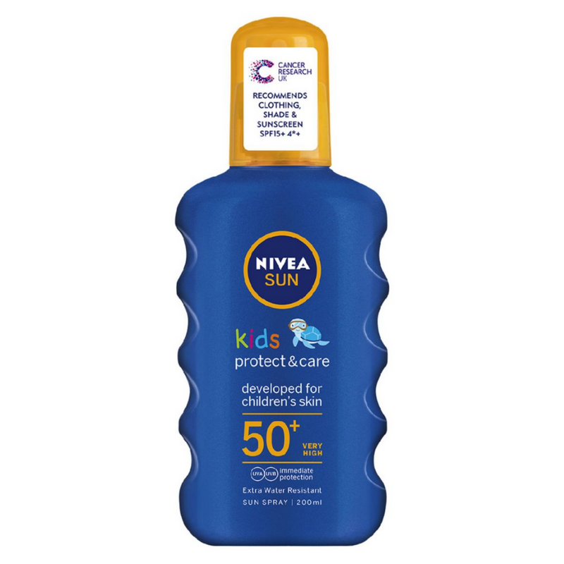 Nivea Sun, Kids Protect & Care Suncream Spray SPF50+ 200ml Default Title
