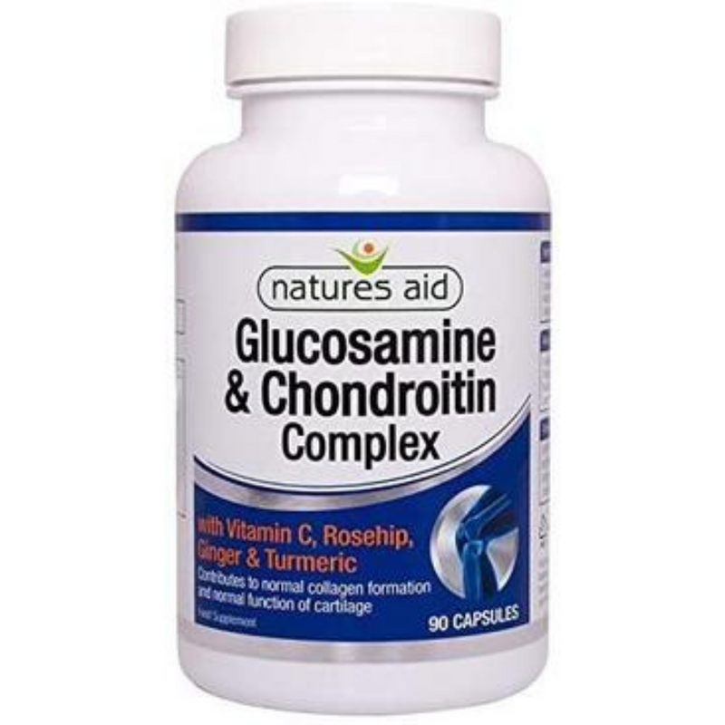Natures Aid, Glucosamine & Chondroitin 90 Capsules