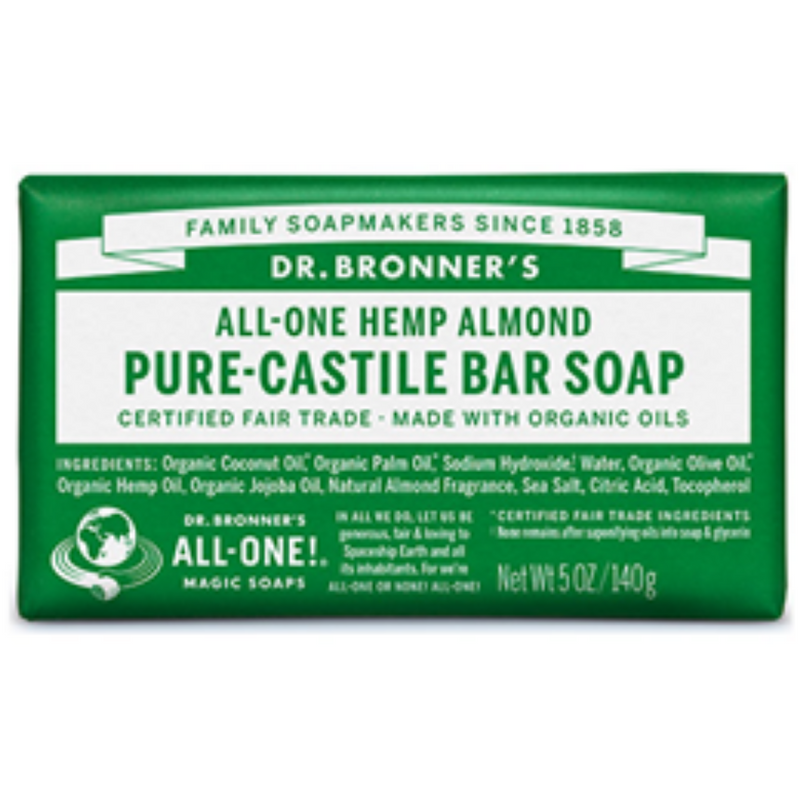 Dr. Bronner, Almond Soap Bar 140g