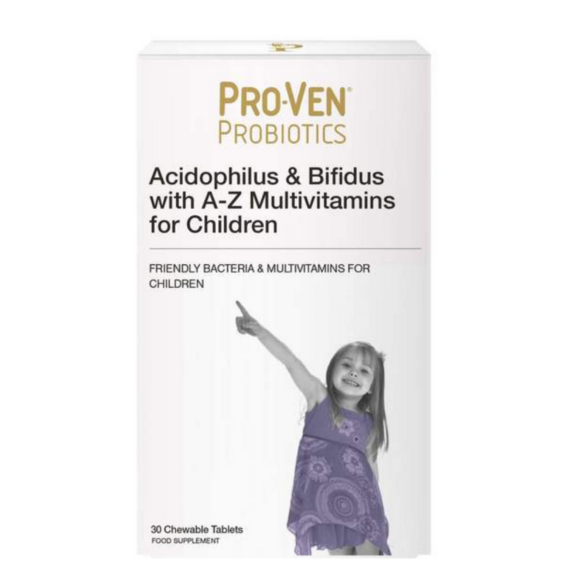 ProVen Probiotics, For Children A - Z Multivitamins Chewable Blackcherry 30 Tablets