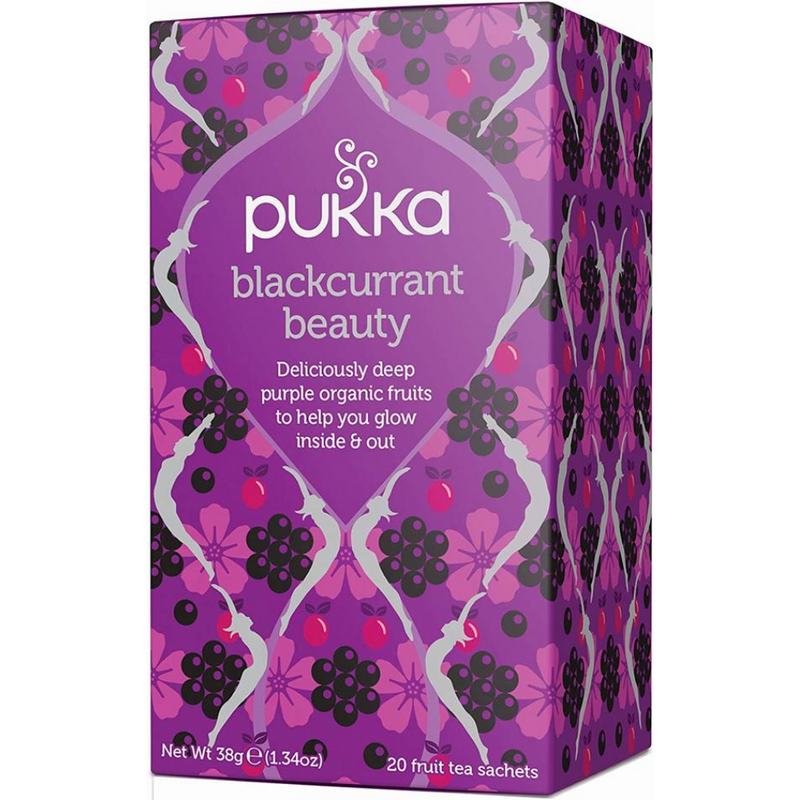 Pukka Herbs, Blackcurrent Beauty Organic Herbal Tea 20 Sachets