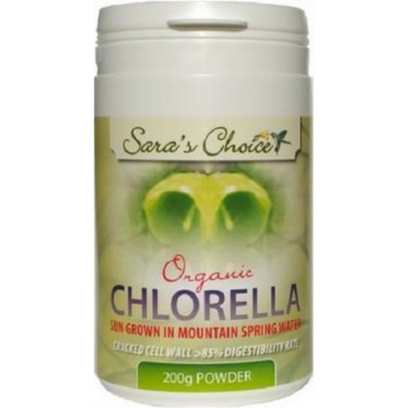 Sara's Choice, Organic Sun Grown Cholorella 100g