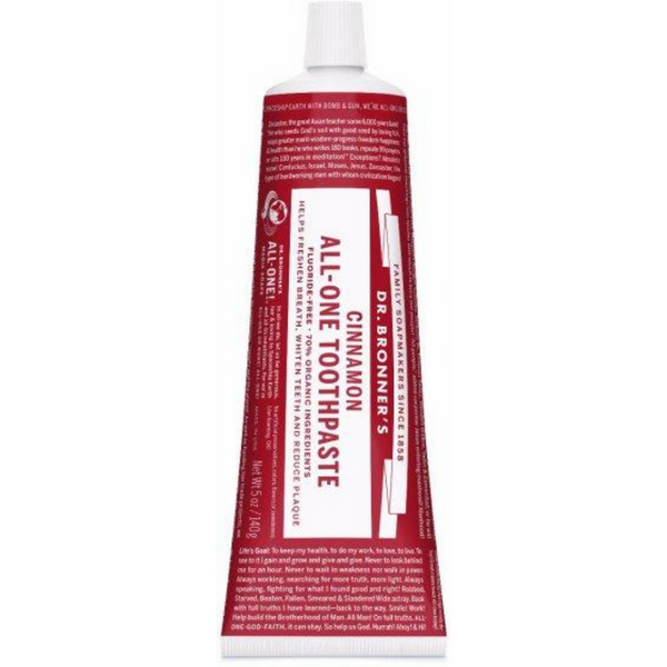 Dr. Bronner, All-One! Cinnamon Toothpaste 140g
