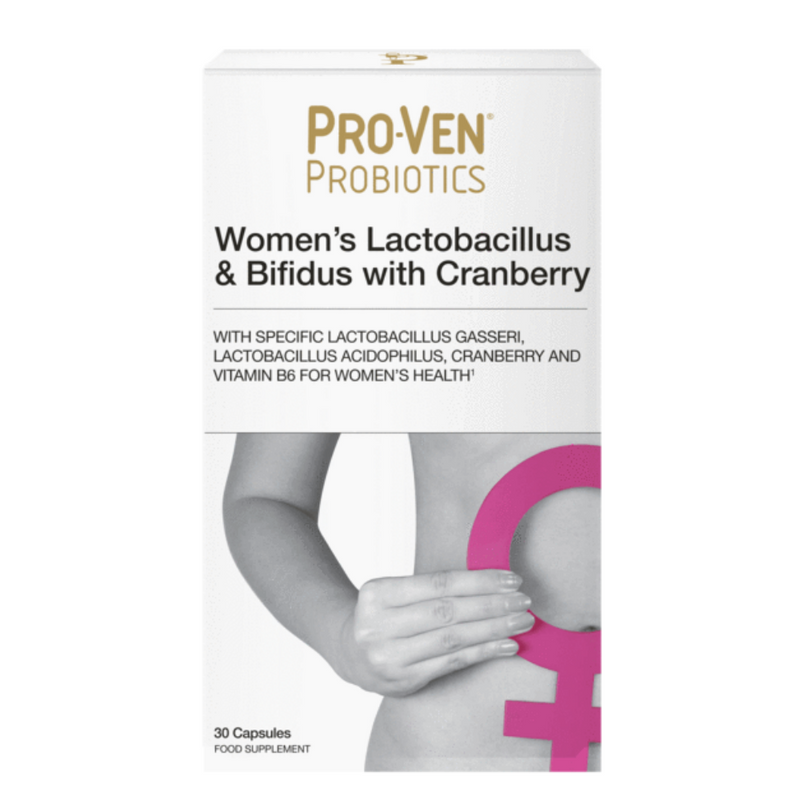 ProVen Probiotics, Womens Acidophilus With Cranberry & Vitamin B 30 Capsules