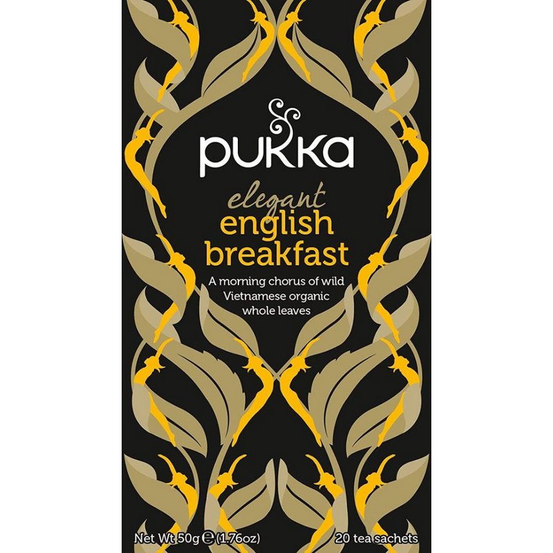 Pukka Herbs, Elegant English Breakfast Organic Tea 20 Sachets