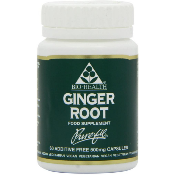 Biohealth, Ginger Root 500mg 60 Capsules