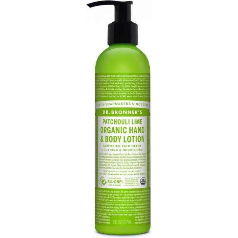 Dr. Bronner, Patchouli Lime Body Lotion 236ml