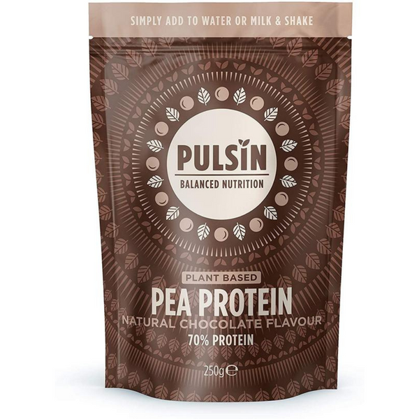 Pulsin, Natural Chocolate Pea Protein Powder 250g