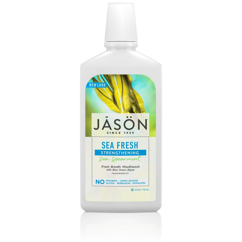 Jason, Sea Fresh® Strengthening Fresh Breath Mouthwash 480g
