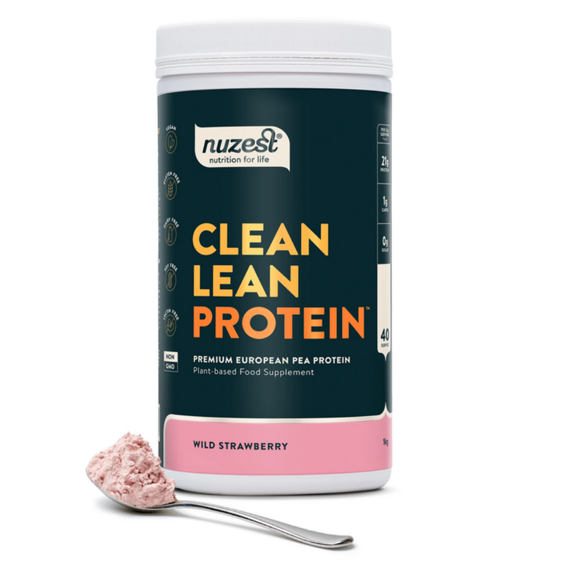 Nuzest, Clean Lean Protein 100% Plant Based Wild Strawberry 1kg
