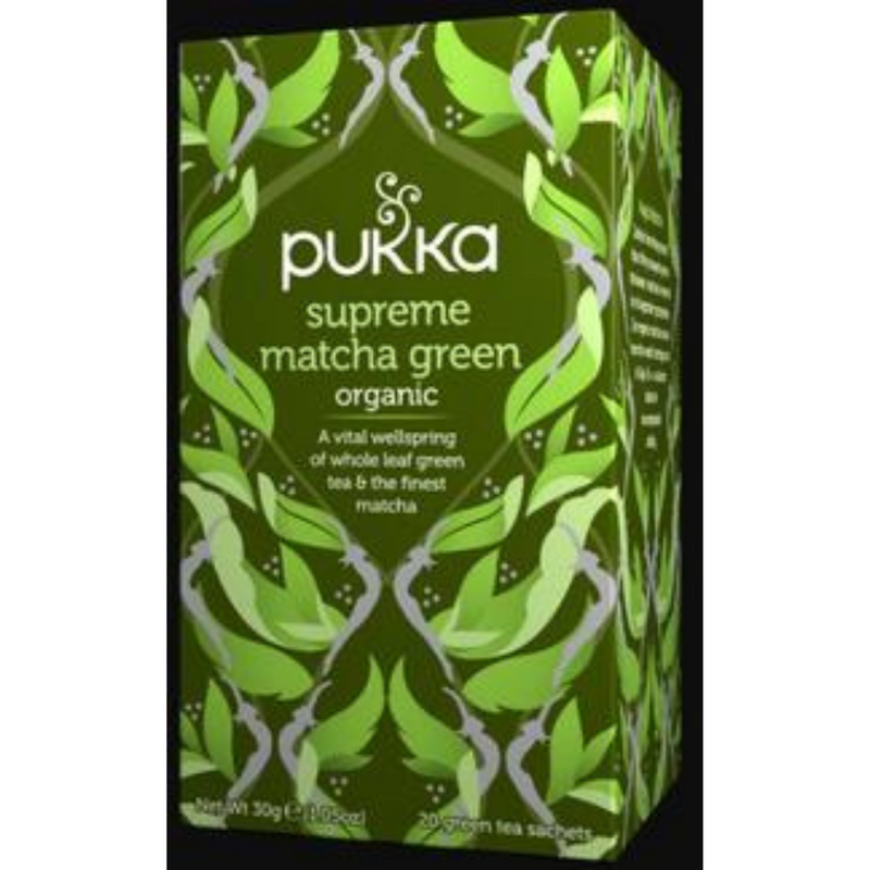Pukka Herbs, Supreme Green Matcha Organic Herbal Tea 20 Sachets
